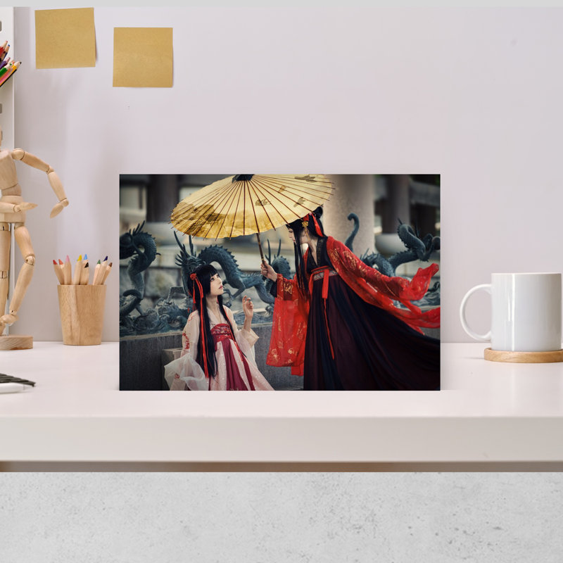 Dashiell Contemporary Art Traditional Portrait Wall Art - Wrapped Canvas Print, 45.72 cm H x 30.48 cm W