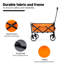 Chariot pliable pliable à 4 roues-113412556