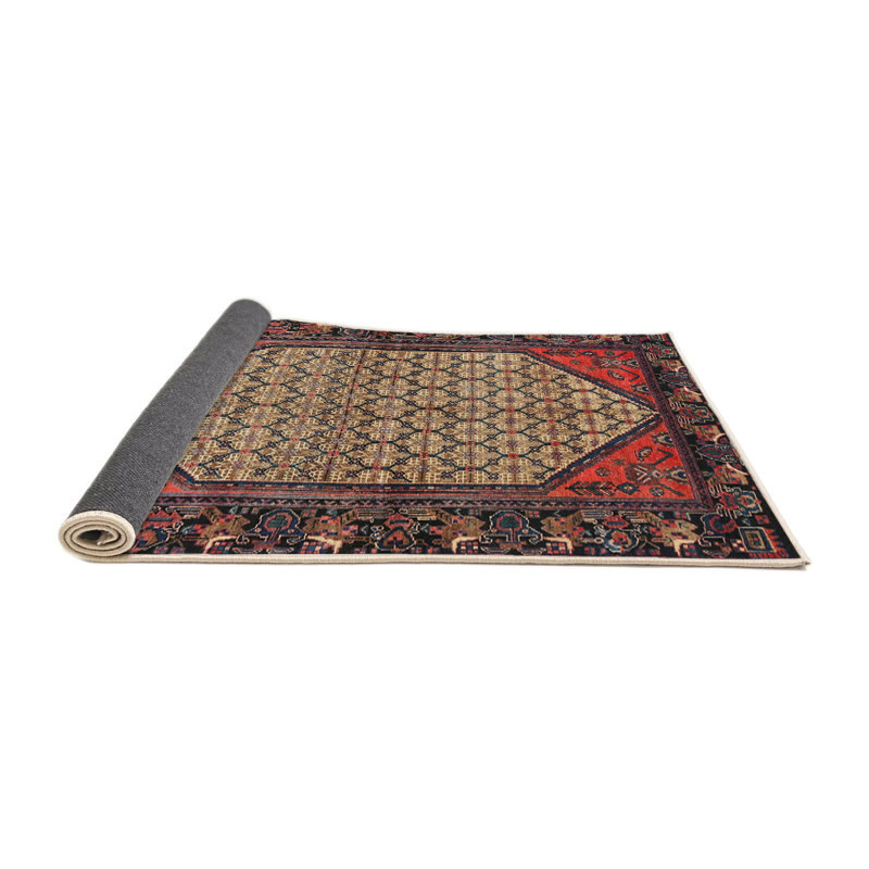 Tapis traditionnel rouge / beige Lipps, Rectangle 4 pi x 6 pi