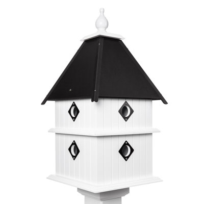 Kalene 27'' H x 12.5'' W x 12.5'' D Post UV Resistant Birdhouse