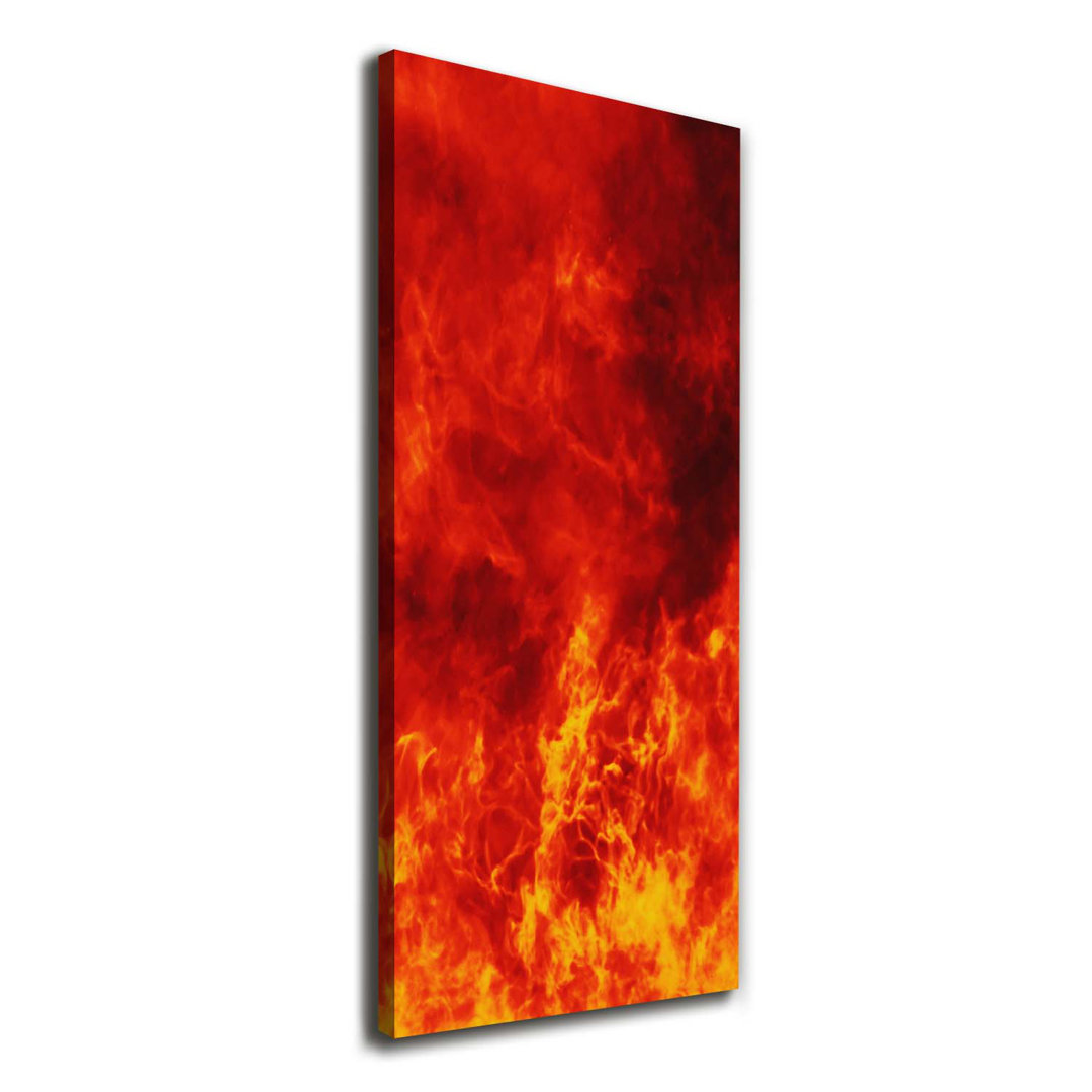 Flammen - Kunstdrucke auf Leinwand - Wrapped Canvas