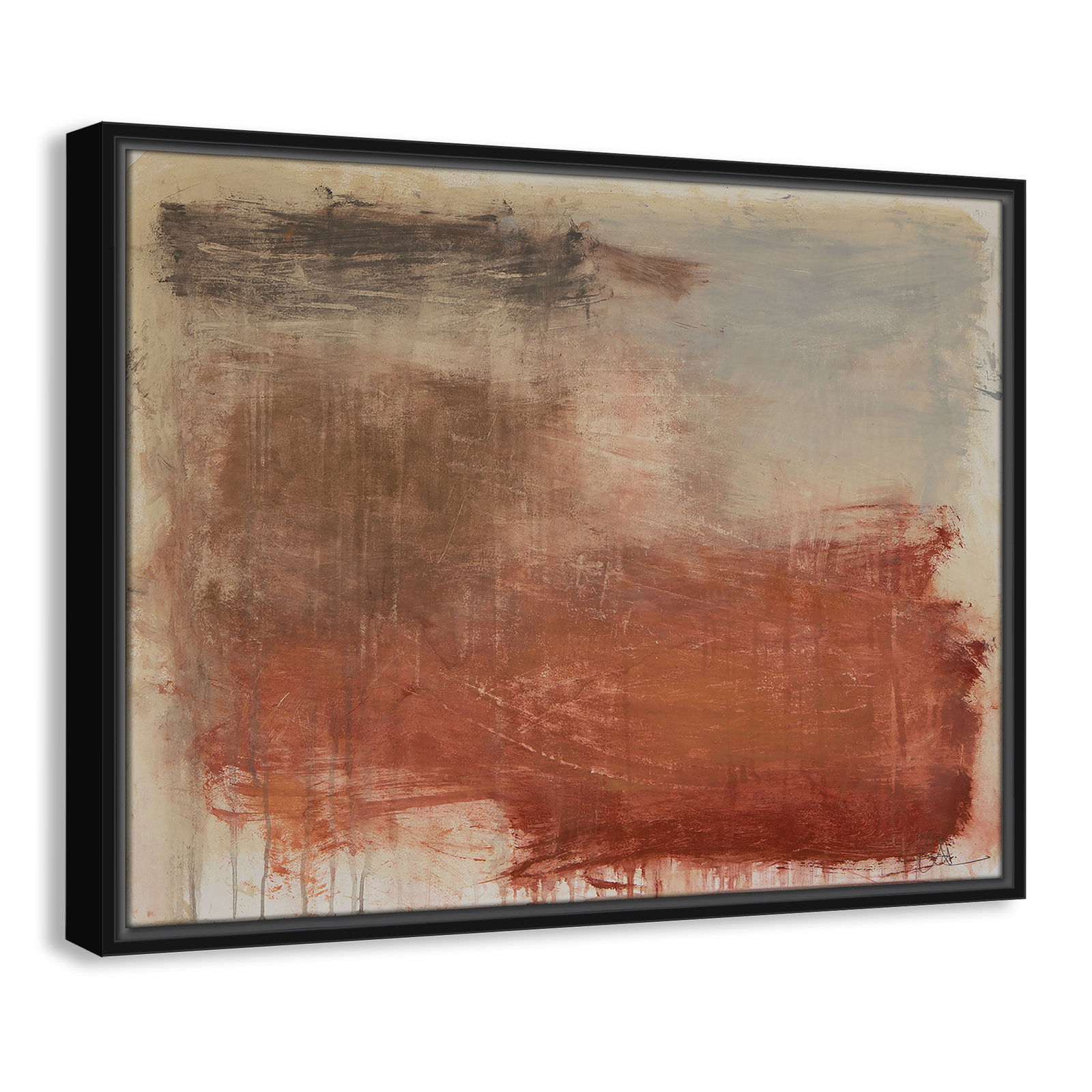 Colin "Autumn Over The Riviera" Print, 19.5" H x 25.5" W, Black