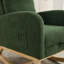 Chaise berçante en tissu avec repose-pieds rétractable Boucle-551512080-551512084