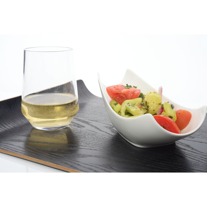Orren Ellis Lorinda Porcelain Platter, 3" H x 9" W x 4" D