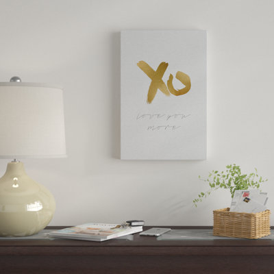 «Love You More», impression sur toile