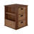 All in One Organizer - Walnut Finish