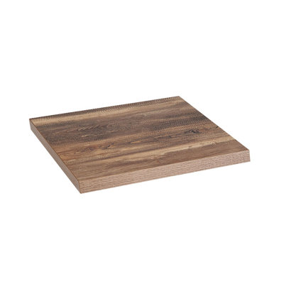 Plateau de table en mélamine grain de bois
