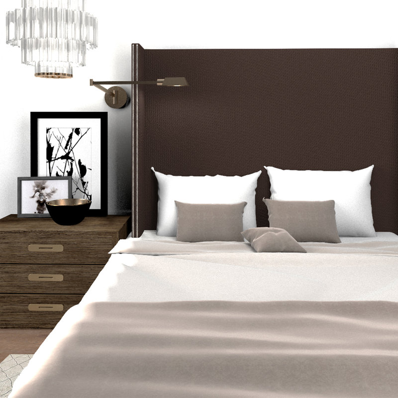Kaiser Bed, Queen, Plush Velvet Alabaster
