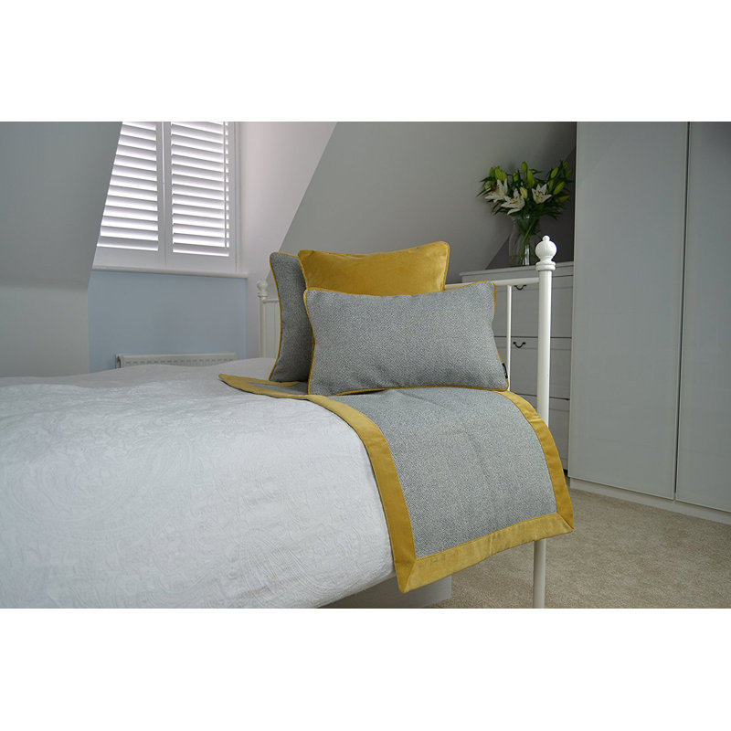 Locklin Blanket, W265 x L300cm, Grey/Orche