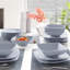 Eclipse Piece Ceramic Dinnerware Set - Service for 6-46496001