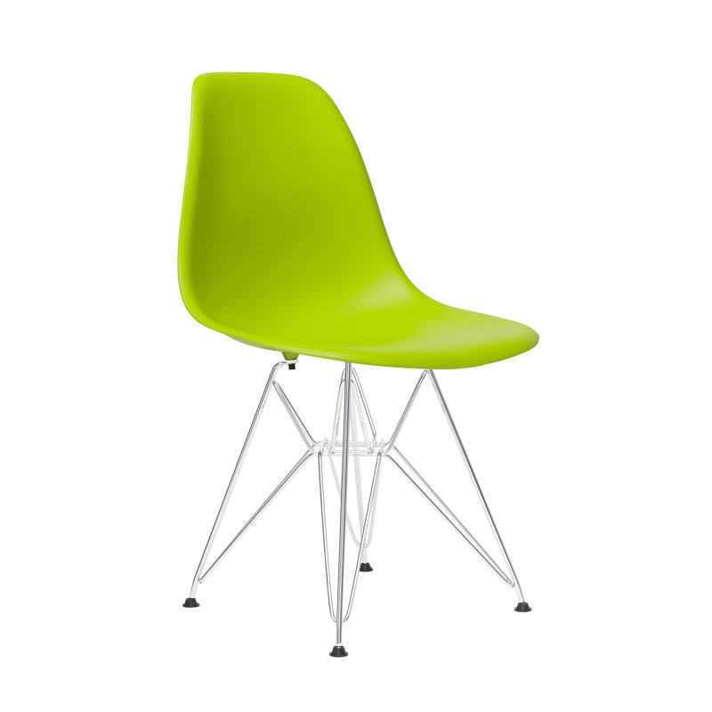 Fitzgibbon 17'' H Stacking Side Chair, Green