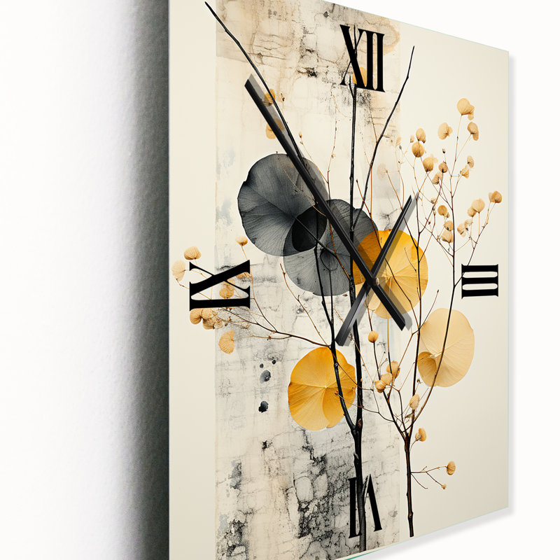Sarela - Horloge murale asiatique, H 32 po x l 24 po x P 1 po