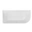 Silqua 67 In. X 31.5 In. Left Corner Freestanding Bathtub In Glossy White-119783394