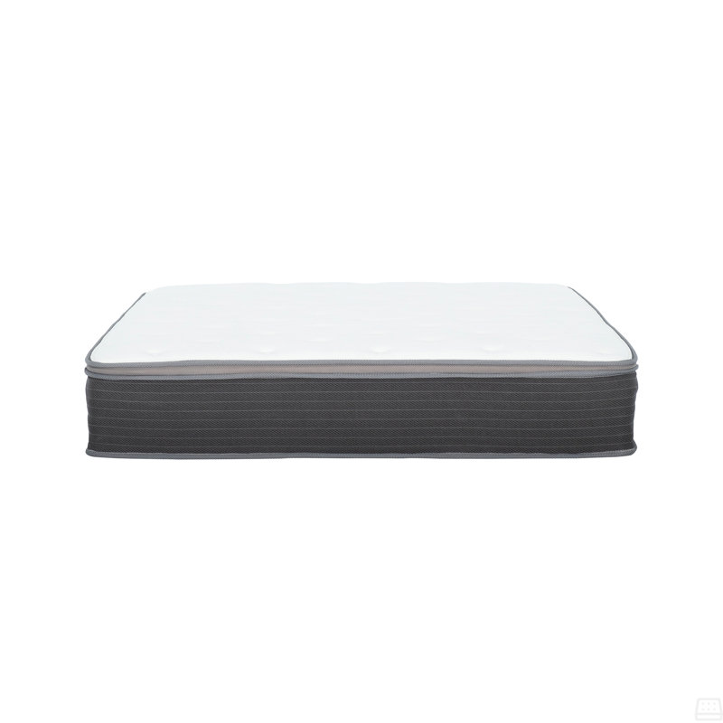 8 po Matelas hybride pleine grandeur dans une boîte, matelas à ressorts ensachés et mousse viscoélastique imprégnée de gel, soulagement de la pression, technologie de refroidissement