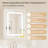 Kassady Recessed & Surface LED Lighted Bathroom Medicine Cabinet, 3-Color, 2 Outlets, Defog Mirror-23864978-31061371