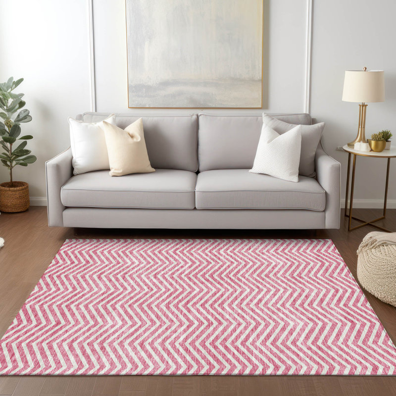 Maliana Indoor/Outdoor Area Rug with Non-Slip Backing, Rectangle 5' x 7'6"