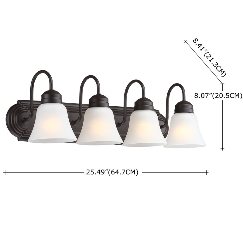 Nasar 4 - Light Dimmable Vanity Light, Bronze