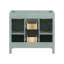 [meuble seulement] Meuble-lavabo vert clair de 36 po | style frais (évier non inclus) (87 caractères)