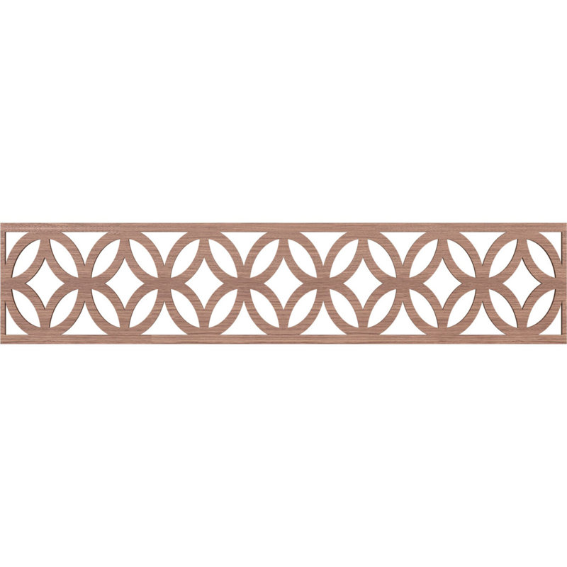 Moulure Crosby, Noyer, H 10 po x l 46,75 po x P 0,25 po