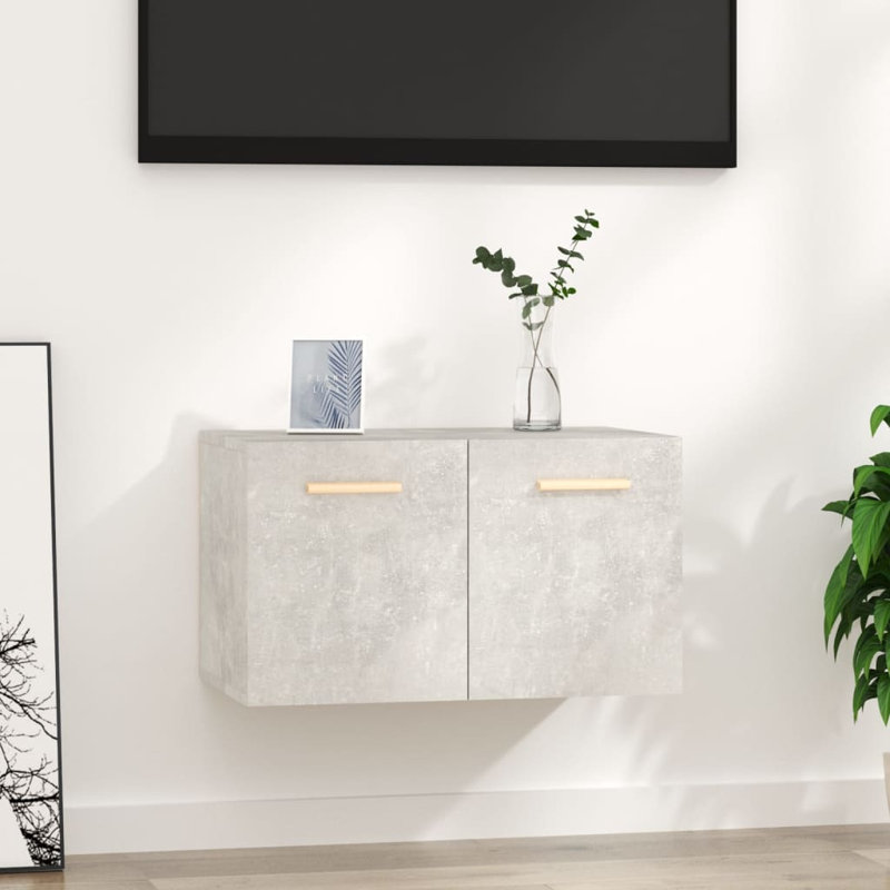 Joellyn 2 -Piece Shelf Wall Mounted Shelf, White