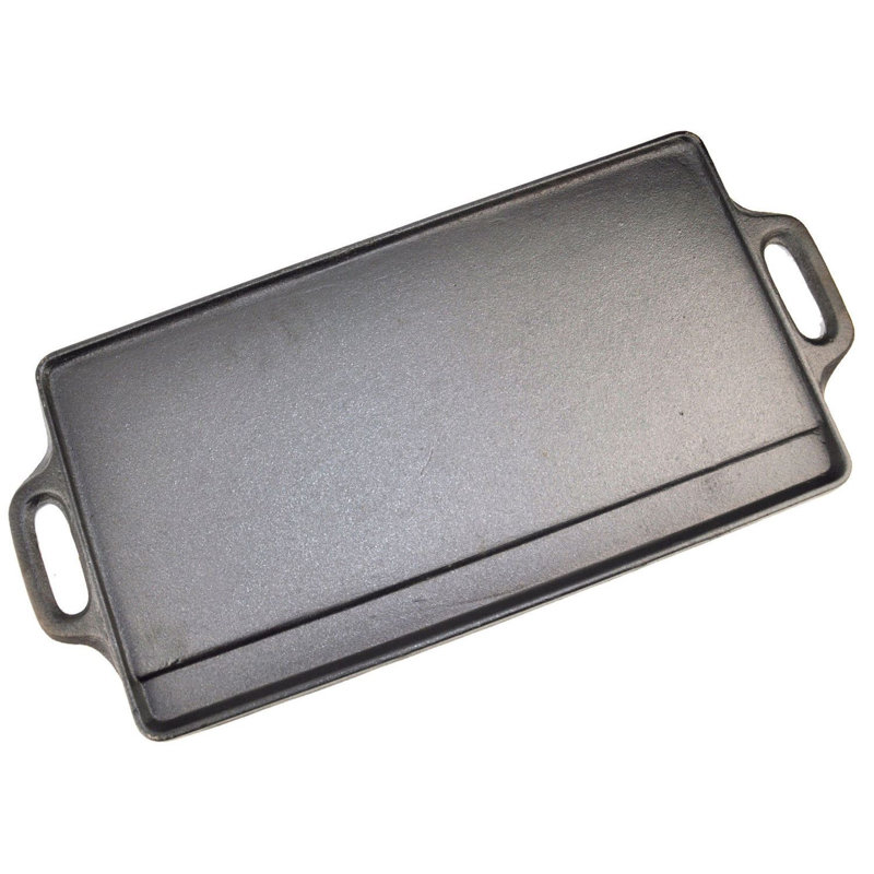 50cm Non-Stick Cast Iron Reversible Grill / Griddle