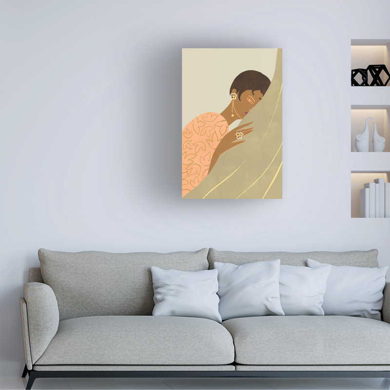 «The Introvert» sur toile par Arty Guava, H 32 po x l 22 po x P 2 po