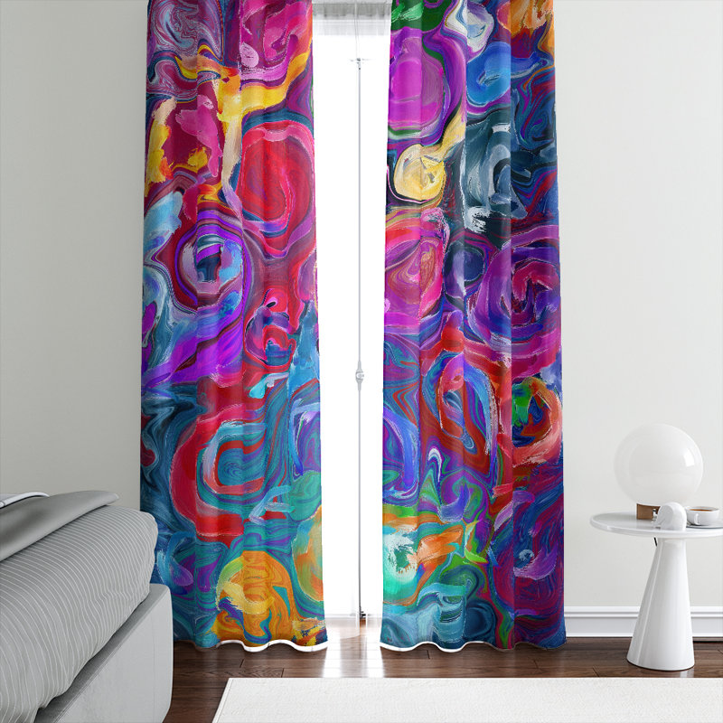 Semi Sheer Curtain Pair, 20" x 52"