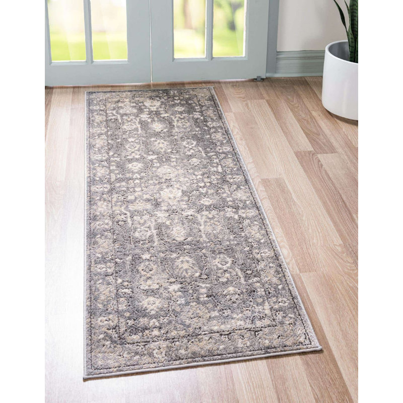 Geddis Ikat Indoor Rug, Runner 2'2" x 12'