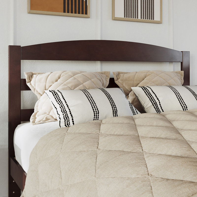 Elliana Solid Wood Headboard, Full, Walnut