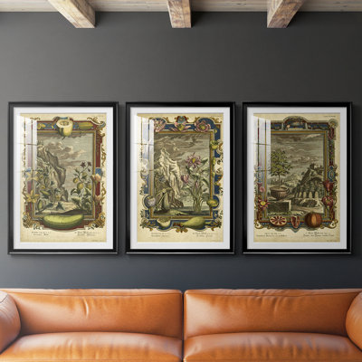 Genesis Fruits I -Custom Framed Premium Print W Matt - 3 Pieces