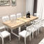 Table de cuisine extensible en bois, avec une extension silencieuse et une table de salle à manger extensible à grain élégant