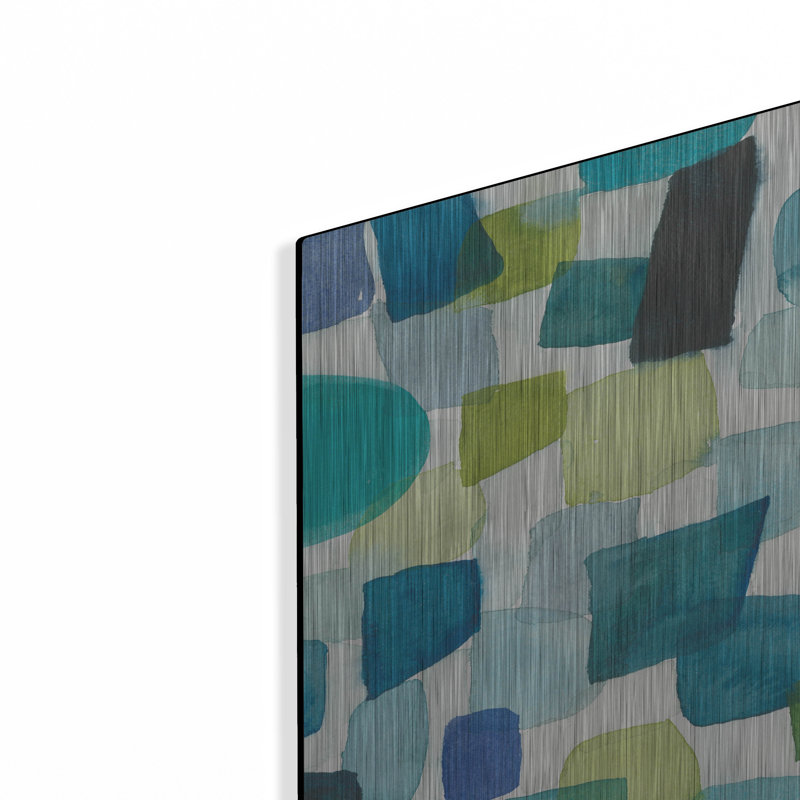 Art mural en métal luxueux 24 "x 16", H 16 po x l 24 po