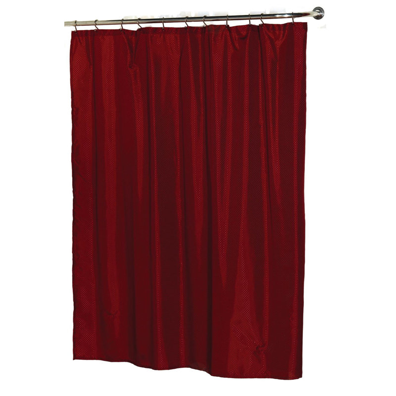 Rideau de douche simple Lachlan, Bourgogne