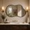 Miroir d'appoint 26 po x 46 po