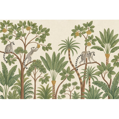 Décoration murale botanique amovible