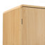 Grand garde-manger de style campagnard de 72 po - 8 tablettes à porte, conception courbée, 3 tablettes réglables, tiroir caché, naturel-1869622213