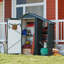 Campcraft High Quality Galvanized Iron Sheet,Waterproof Design, Reasonable Internal Space Planning,Equipped With A Solid Lock System,Easy To Assemble And Move,Small Metal Compact Garden Shed