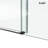 50-55" W X 76" H Frameless Single Sliding Shower Door with 3/8" Clear Tempered Glass - Square Top Rail-114773355