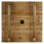 Weston Square Wood Panel Farmhouse Wall Clock-1027976093