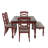 Thornaby Red 6PC Dining Set-918990586-918990587