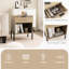 48cm W Manufactured Wood Bedside Table