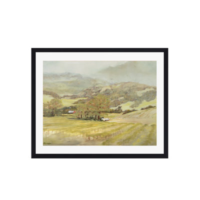 Spring Vineyard Painting by Silvia Rutledge