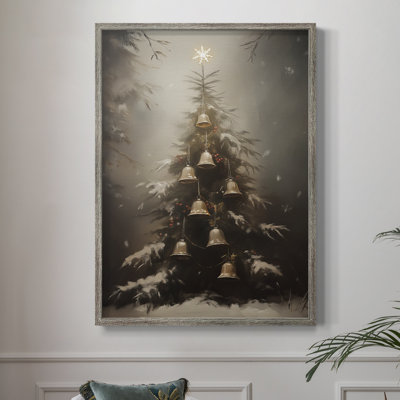 Art des Fêtes de Noël - série 2 - CLVI, reproduction encadrée - bois massif