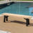 Weather- Wood Bench With Lovely Slat Panels And Durability Quality Weather Elegant