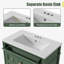 Meuble-lavabo de 30 po avec lavabo supérieur