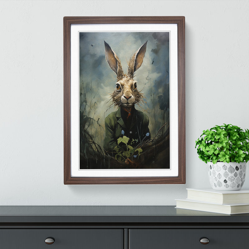 Hare Conceptual No.2 - Framed Print