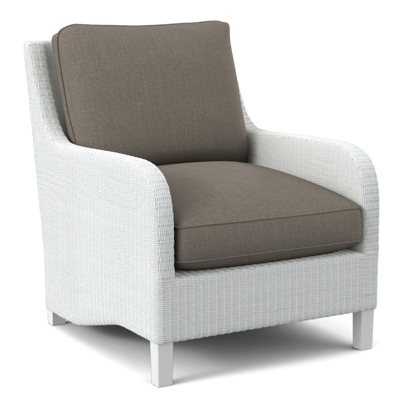Gibraltar Armchair, Frost White, Stone Crypton Performance; 0884-83