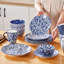Piece Porcelain China Dinnerware Set - Service for 4