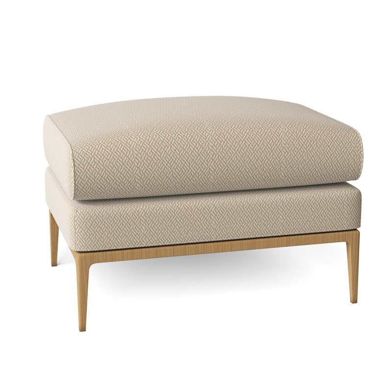 Cooper Ottoman, Filigree Ivory, Amber