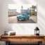 Voiture cubaine bleue Mehar-107853162
